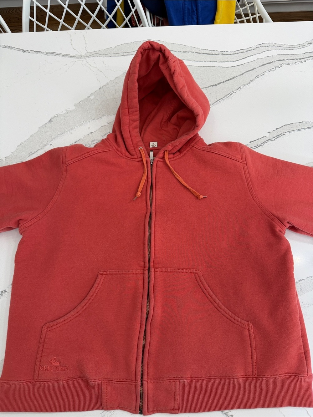 Dri Duck For Her Coral Zip-Up Hoodie Jacket| XL